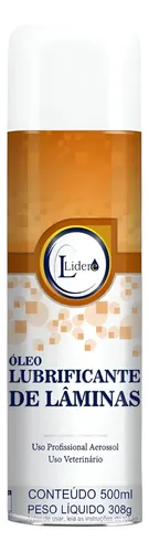 Frasco spray de óleo lubrificante para lâminas de tosa Llídere 500ml